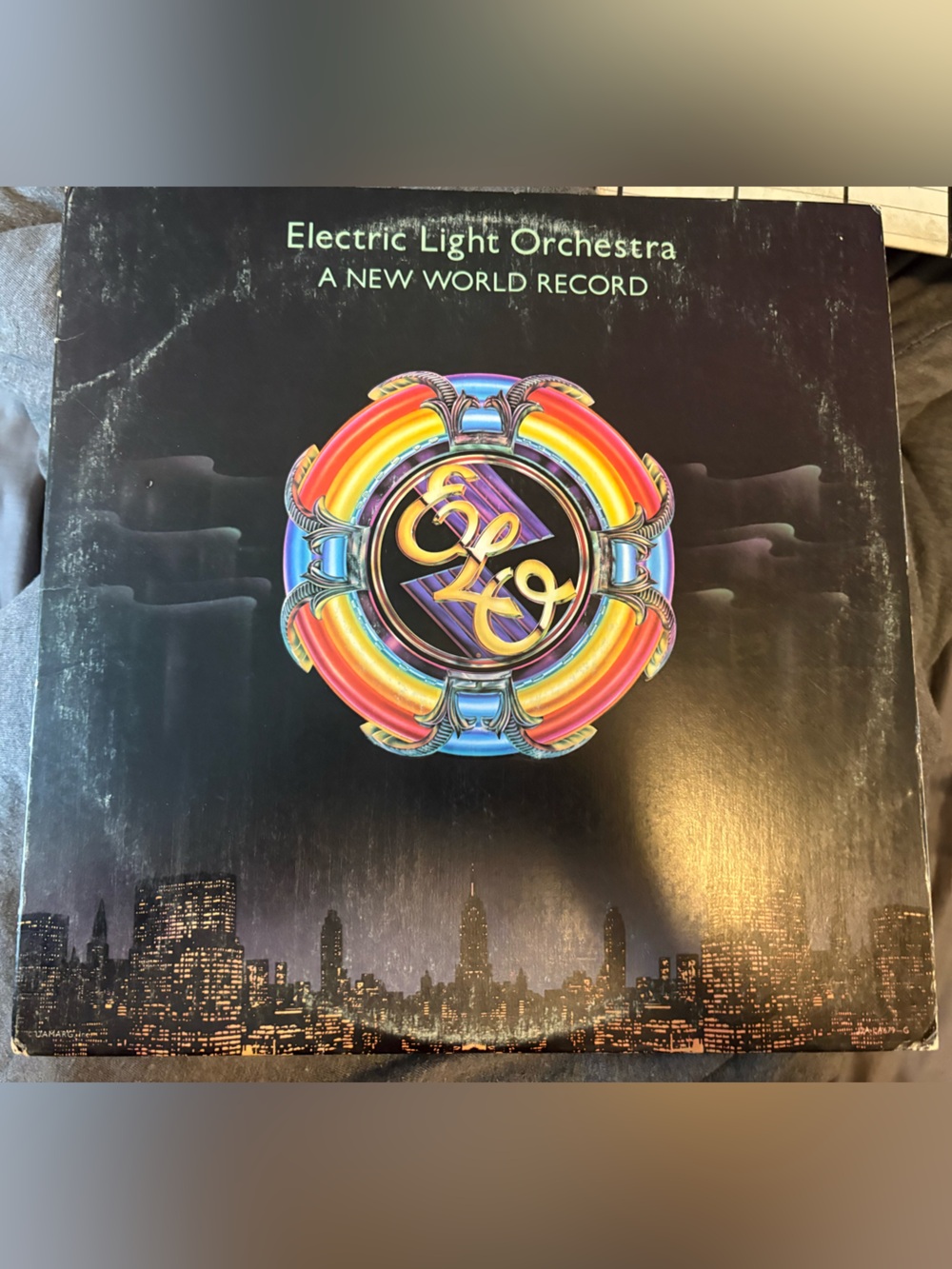 ELO Electric Light Orchestra 'A New World Record' Vinyl Record Vintage